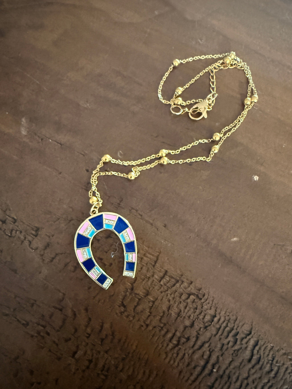 large horseshoe pendants
