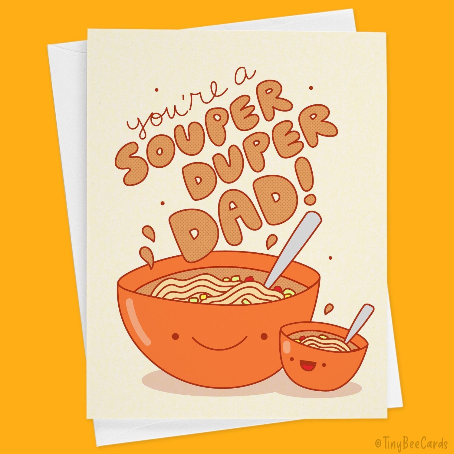 Soup Father's Day Card "Souper Duper Dad"