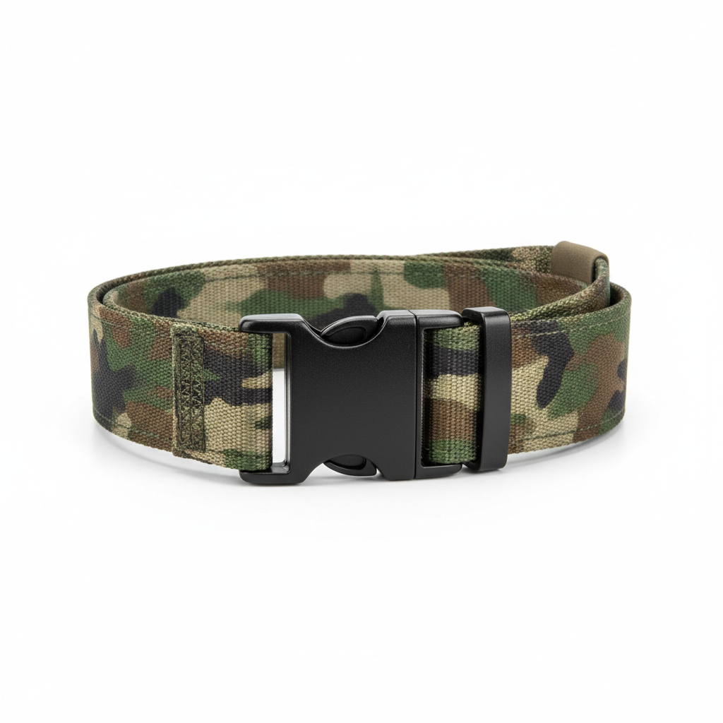Men's Tactical Nylon Belt - Outdoor Camouflage Wide Waist Belt