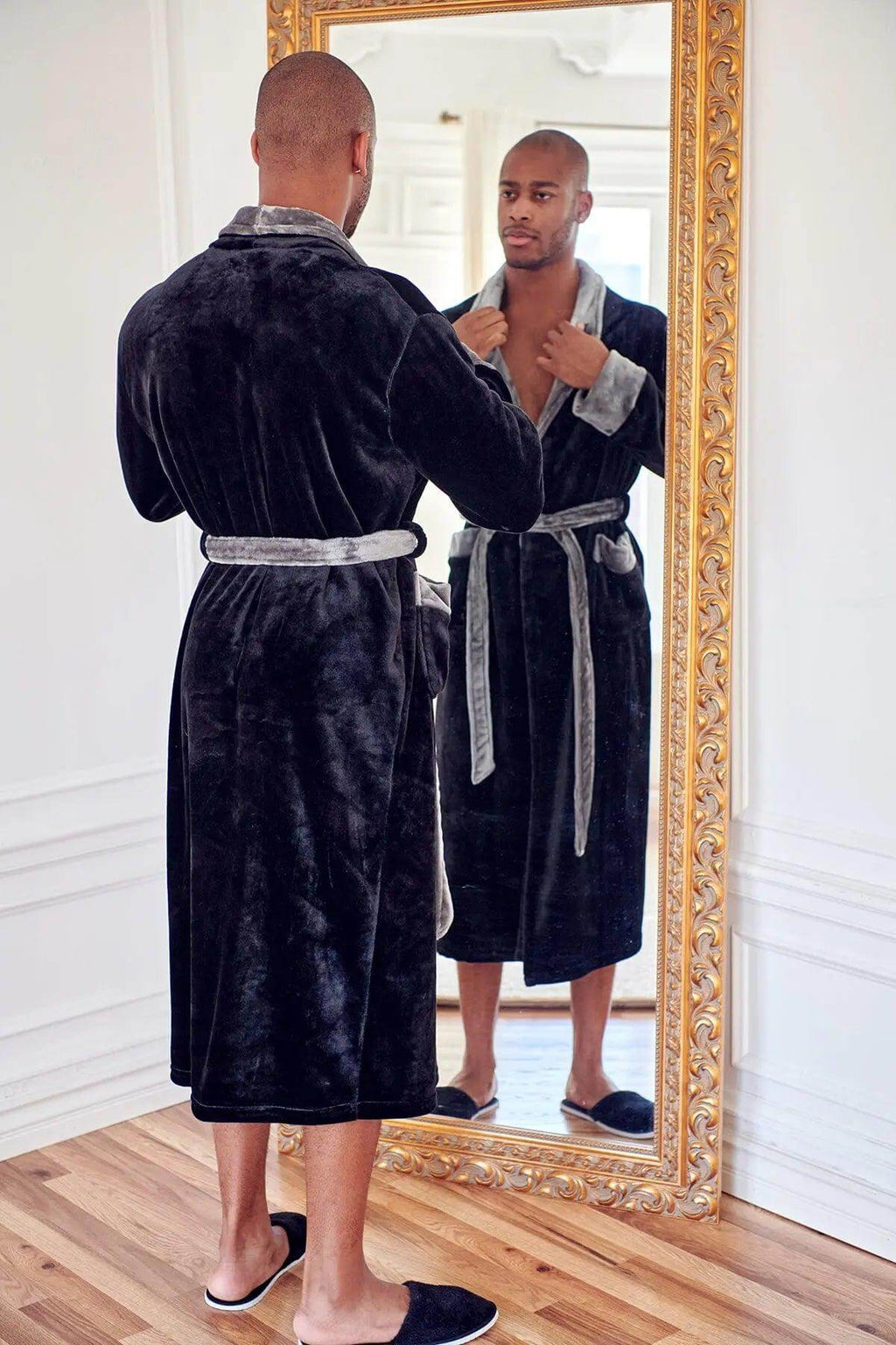 Cozy Men's Plush Robes – Built for Comfort, Designed to Last with available Personalization Add-on