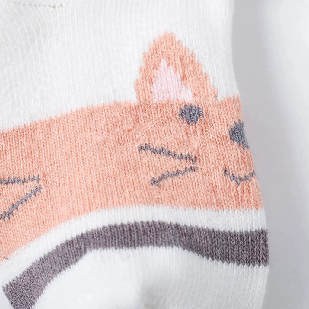 Organic Cotton Kids’ Socks | Fun Cat Socks for Toddlers & Little Kids