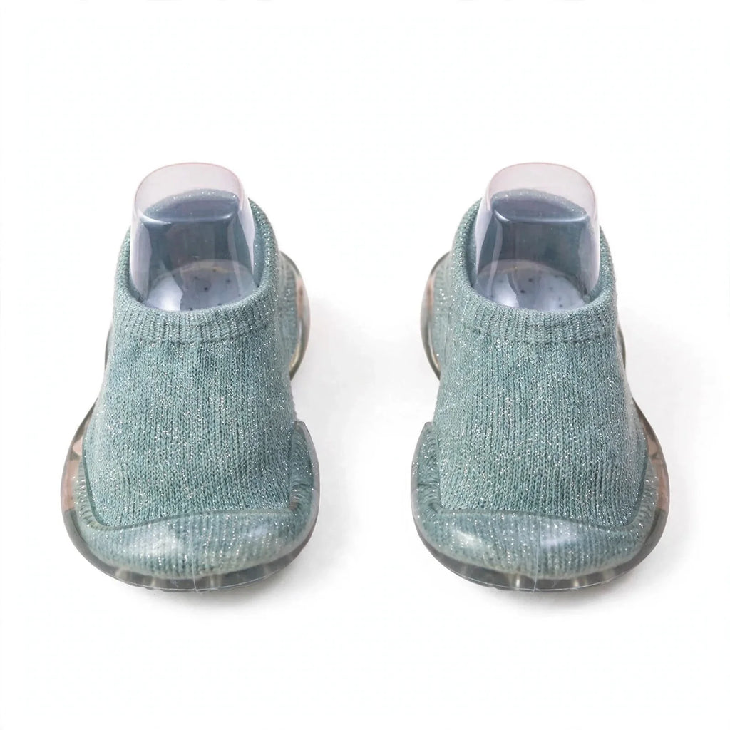 Organic Cotton Barefoot Sock Shoes for Babies & Toddlers – Clear Sole