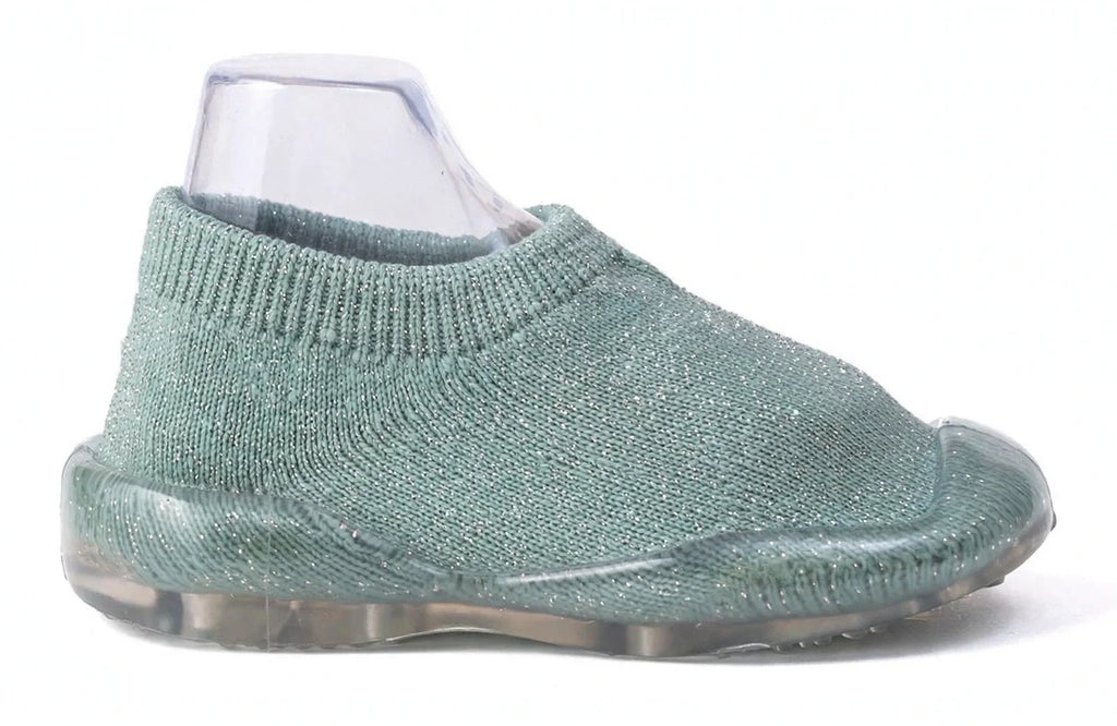 Organic Cotton Barefoot Sock Shoes for Babies & Toddlers – Clear Sole