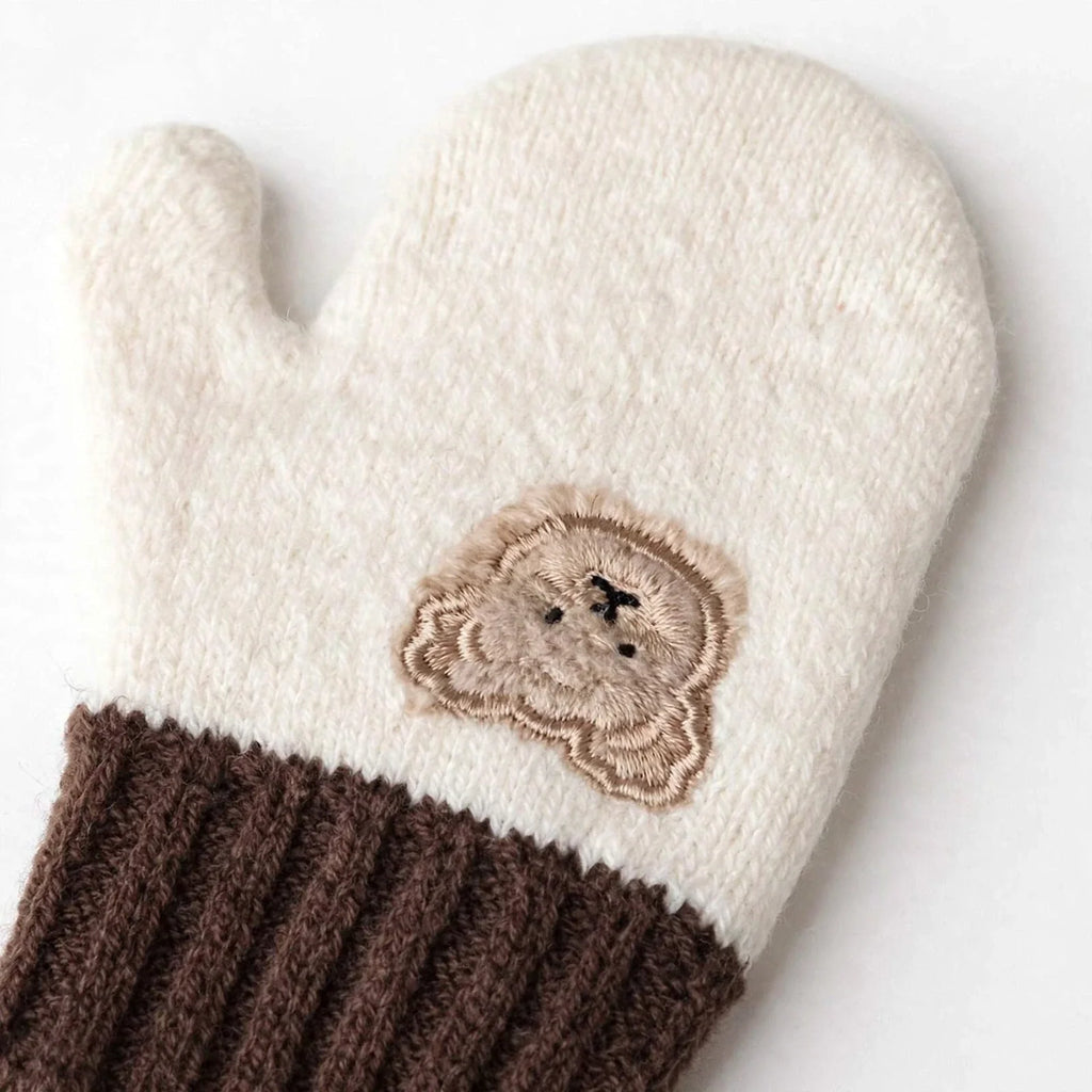 Pre-Order Kids Winter Gloves with String | Warm Toddler Mittens 2-5Y