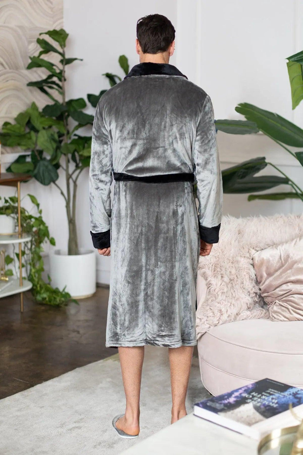 Cozy Men's Plush Robes – Built for Comfort, Designed to Last with available Personalization Add-on