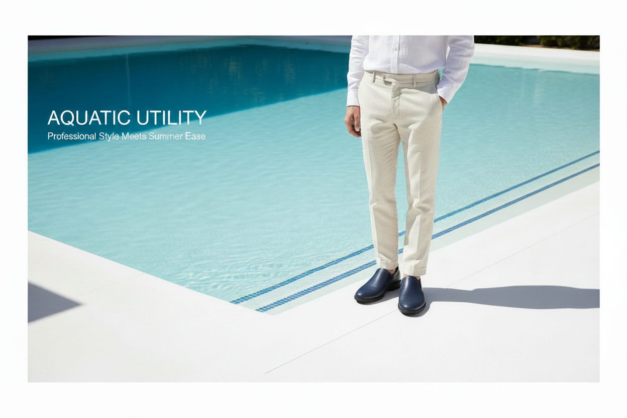 Men's Work Slip-Ons Poolside