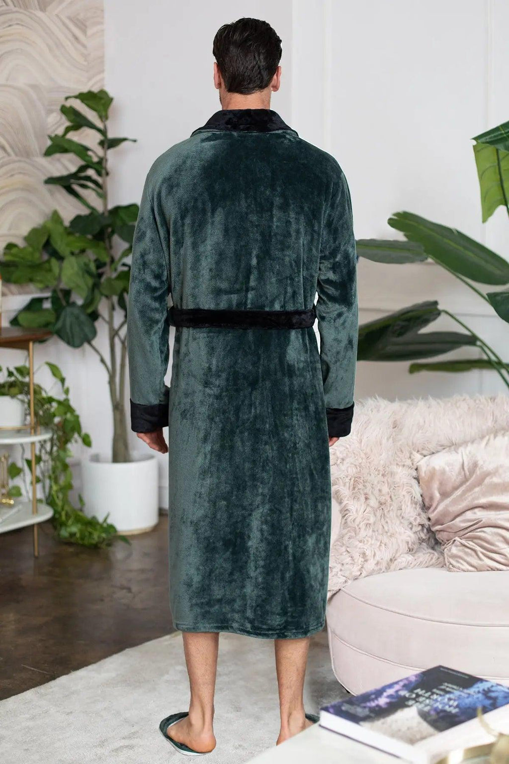 Cozy Men's Plush Robes – Built for Comfort, Designed to Last with available Personalization Add-on