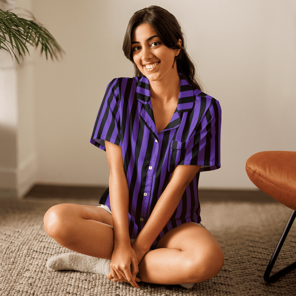 Nevermore Days Silky Pajama Top