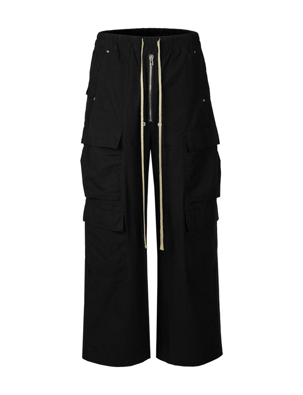 NYLON DRAWSTRING CARGO PANTS