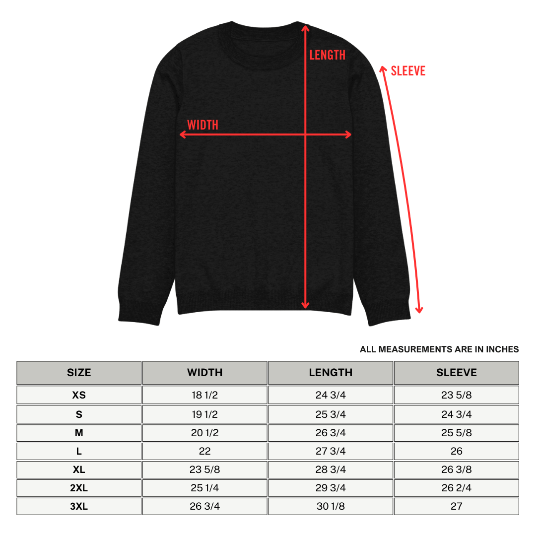 Skeleton Squad Knit Crew Neck Sweater