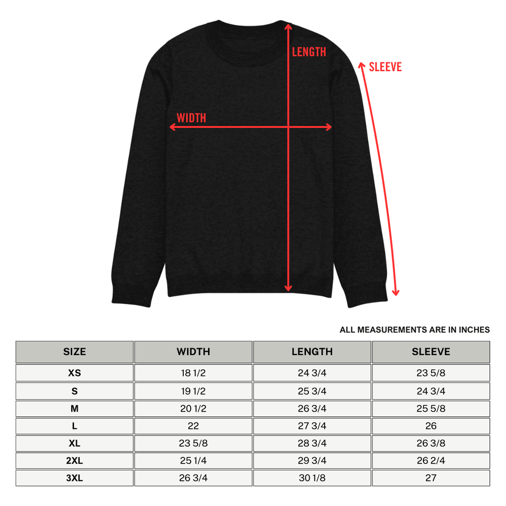 Night Terrors Knit Crewneck Sweater