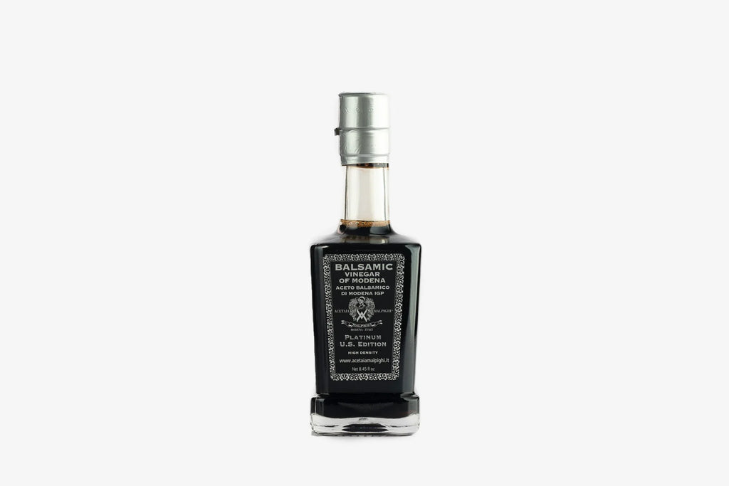 Acetaia Malpighi Platinum Balsamic Vinegar of Modena — IGP Certified, Aged 25-30 Years, High Density