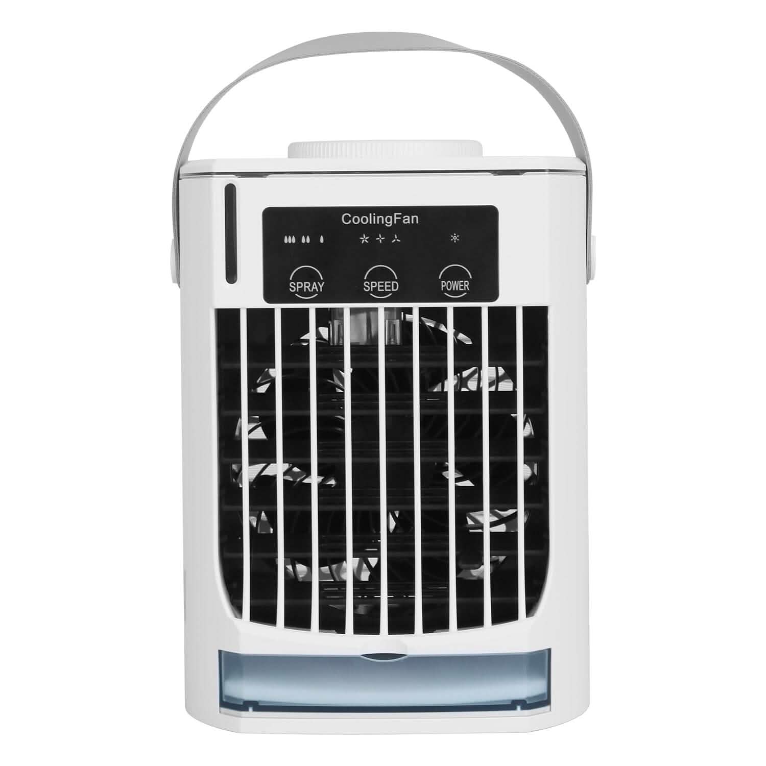 Portable Air Conditioner Fan Evaporative Humidifier 3 Speed Spray