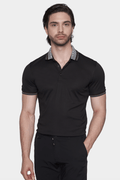 The Mercerized Cotton Polo (Crown Black)