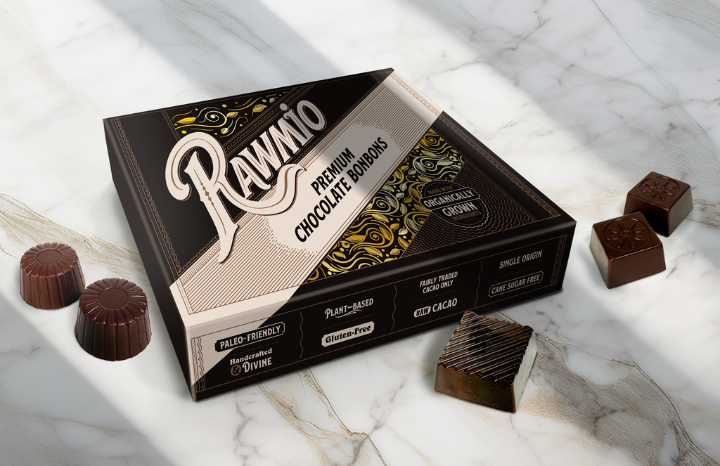 Rawmio 70% Dark Chocolate Bonbons, 12ea