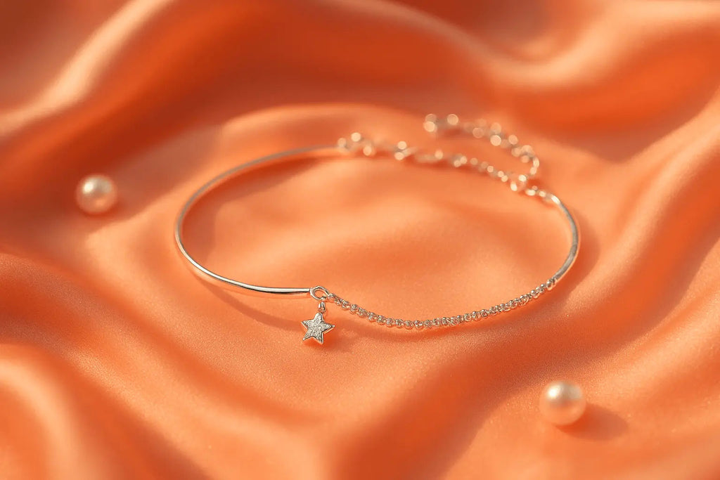 S925 Silver Bangled Bracelet – Elegant S925 Bangle & Double Silver Bracelet | Women's | Amtikiss Casuals