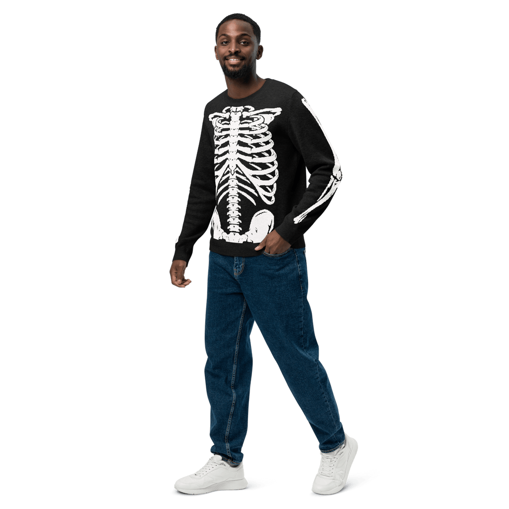 Skeleton Squad Knit Crew Neck Sweater
