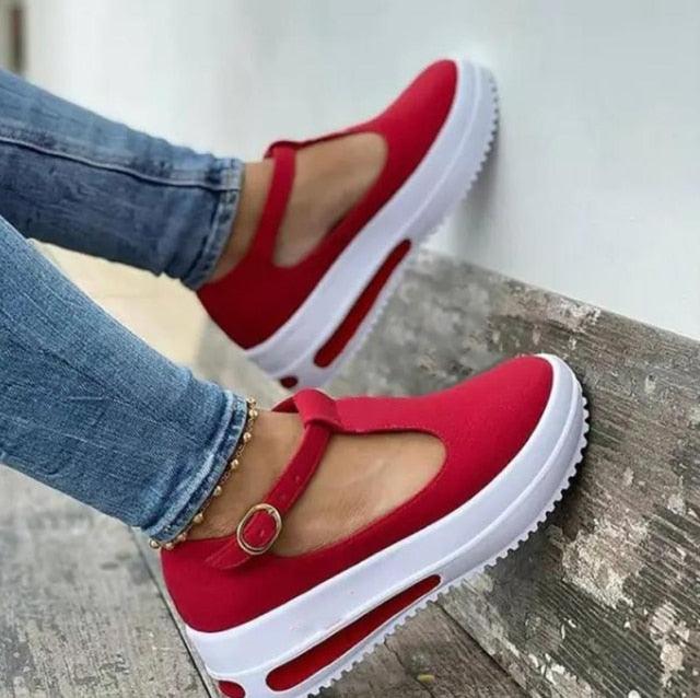 Summer Women's Sandals Vintage Strap Straw Thick Bottom Rubber Sole Platform