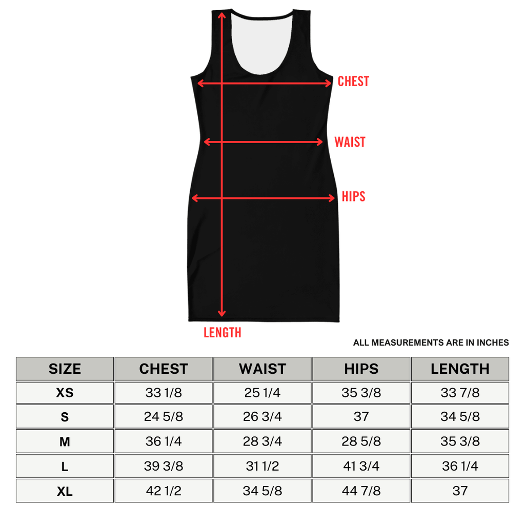 Fire Feline Bodycon Dress