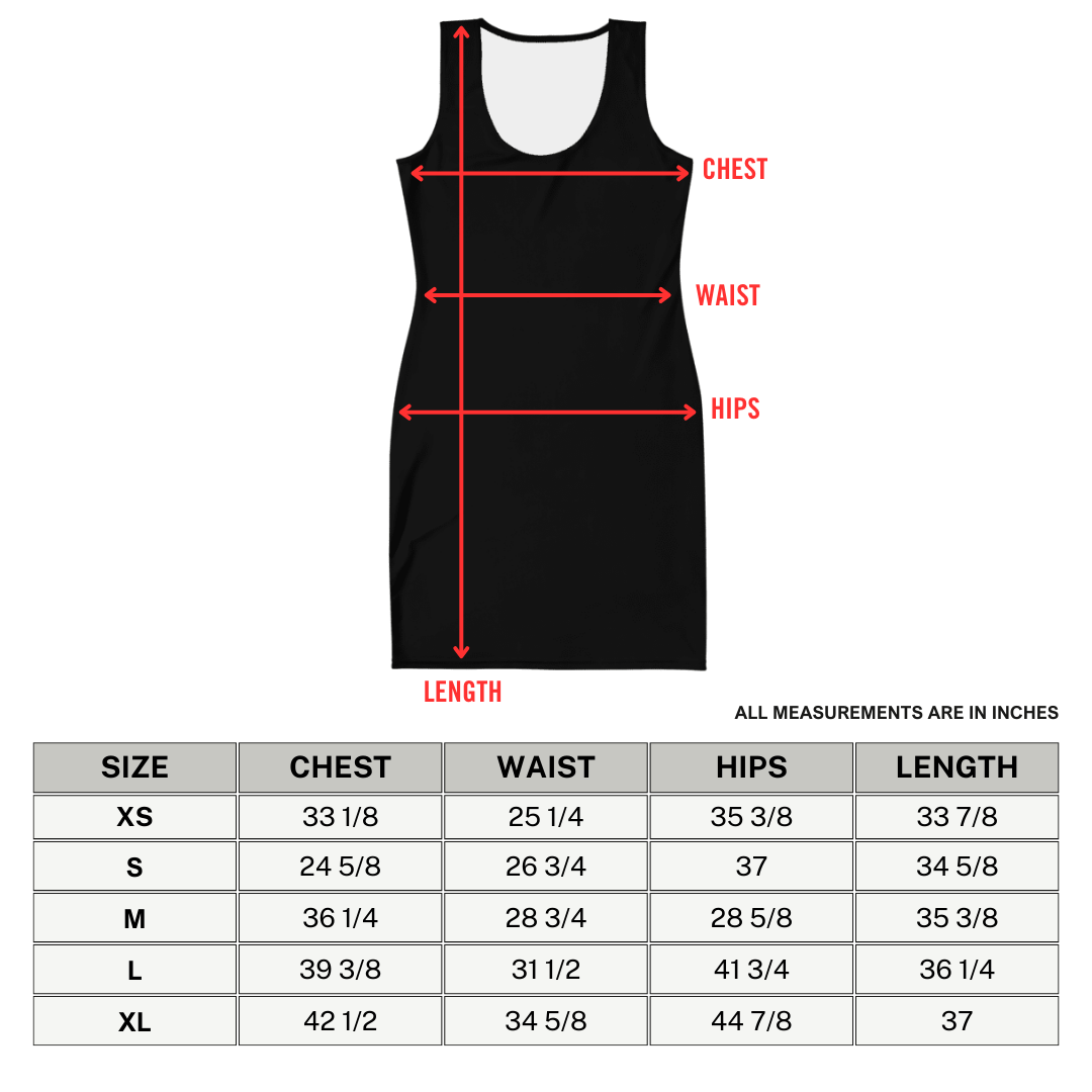 Fire Feline Bodycon Dress