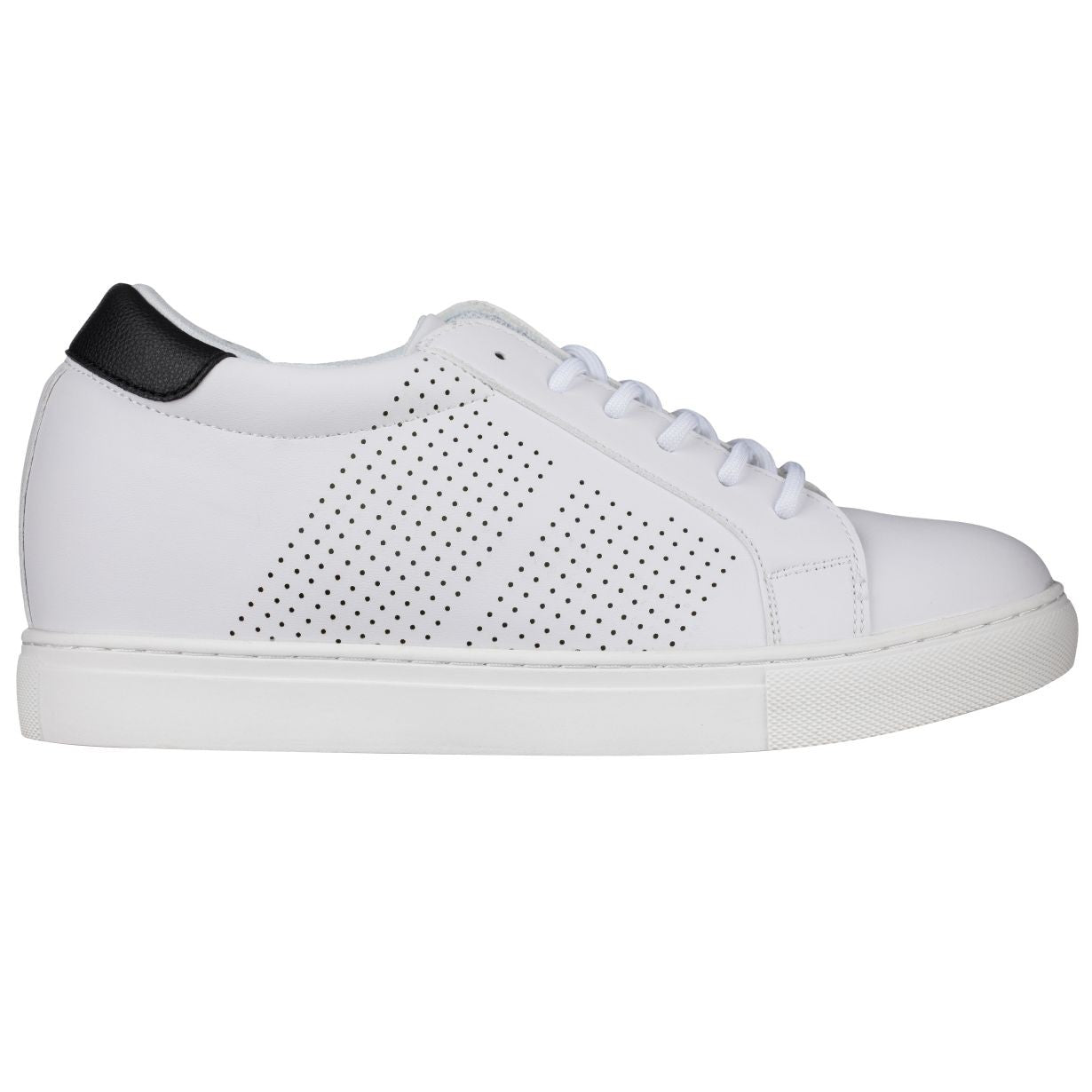 Men's White Elevator Sneakers H0833