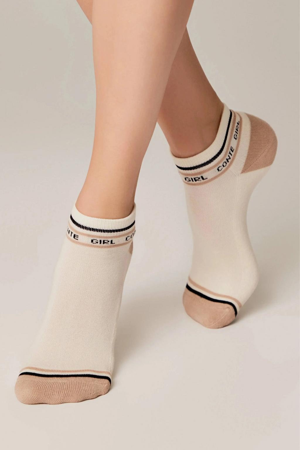 Cotton Ankle Socks Conte Active 572 - Terry Foot