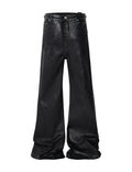 WIDEBOY WAXED FLARE DENIM