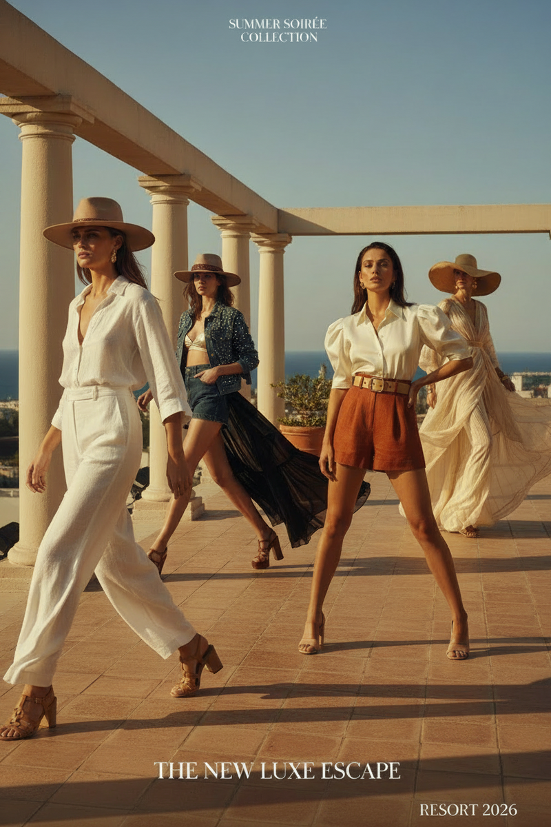 Women's Summer Editorial — Outdoor Fashion Show